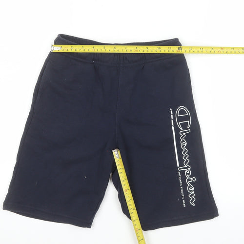 Champion Teens Black L Athletic Gym Training Shorts