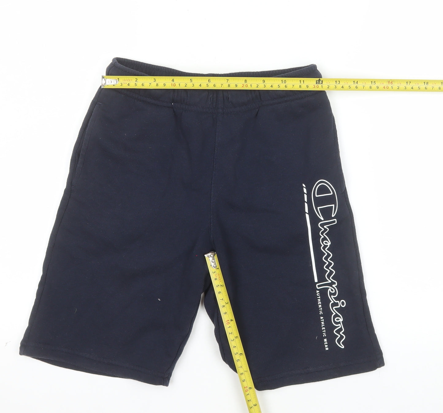 Champion Teens Black L Athletic Gym Training Shorts