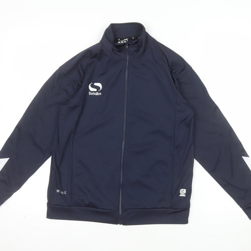 Sondico Boys Blue 13 Years Track Jacket Full Zip Lightweight Activewear