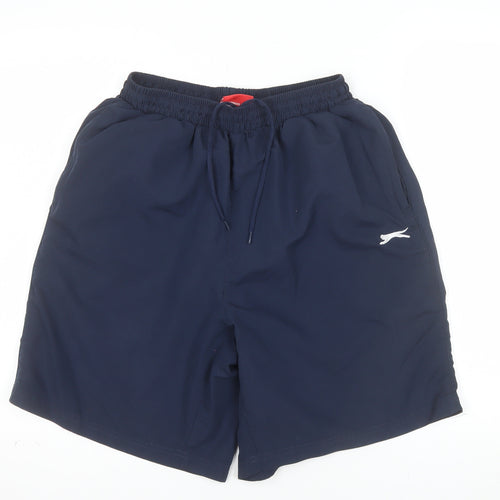Slazenger Men's Blue L Athletic Shorts Quick Dry Polyester