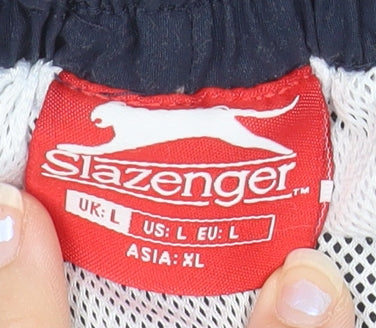 Slazenger Men's Blue L Athletic Shorts Quick Dry Polyester