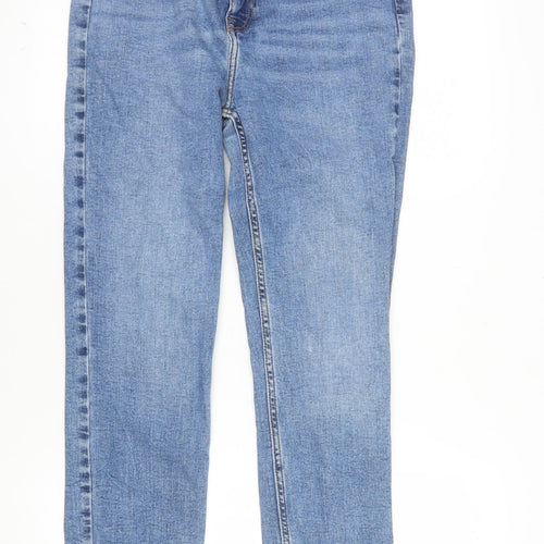 F&F Women’s Blue Mid Rise Skinny Stretch Denim Jeans Size 12