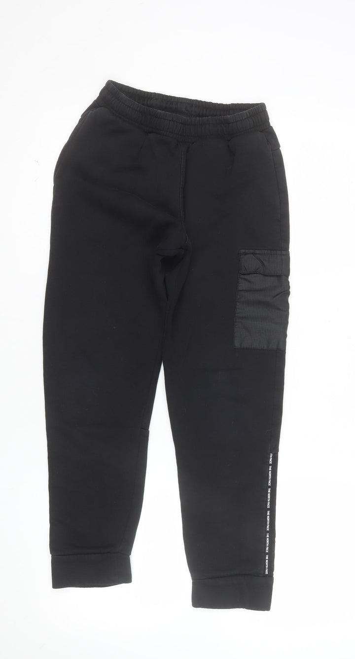 The North Face Boys Black Jogger Trousers L Elastic Waist Activewear