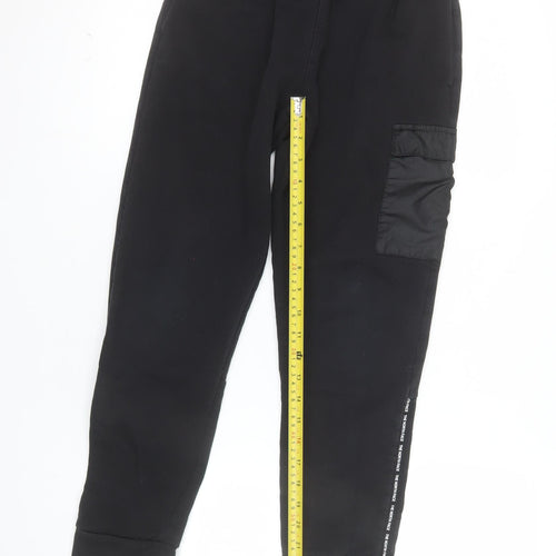 The North Face Boys Black Jogger Trousers L Elastic Waist Activewear
