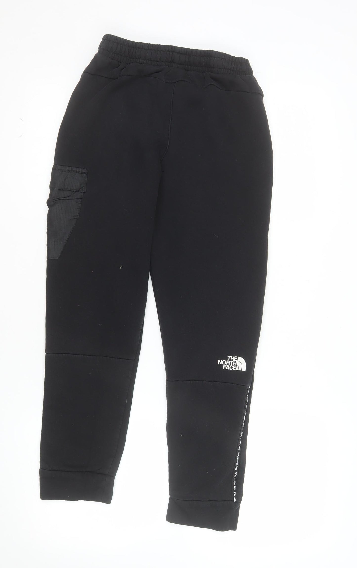 The North Face Boys Black Jogger Trousers L Elastic Waist Activewear