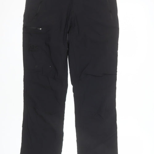 Karrimor Womens Black 2XS Cargo Stretch Travel Trousers