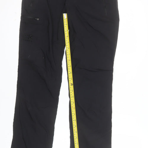 Karrimor Womens Black 2XS Cargo Stretch Travel Trousers