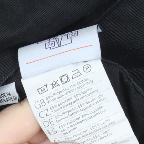 Portwest Mens Black Cargo Work Trousers 40W 31L Regular Fit