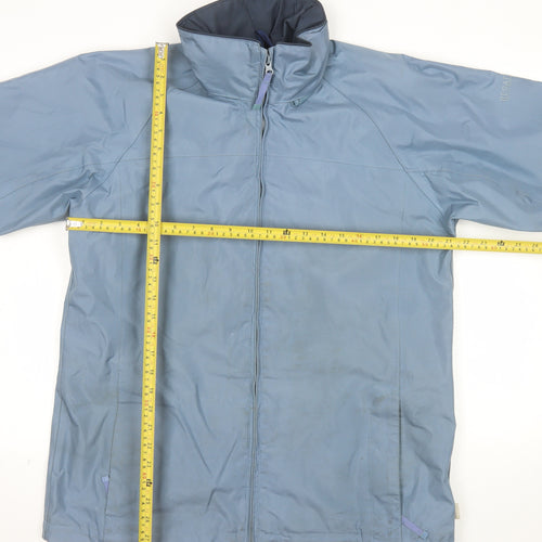 Regatta Women's Blue Waterproof Rain Coat Jacket Size 14