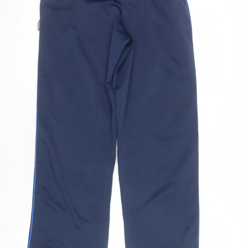 Everlast Men's Blue Track Pants S Regular Fit Quick Dry Polyester