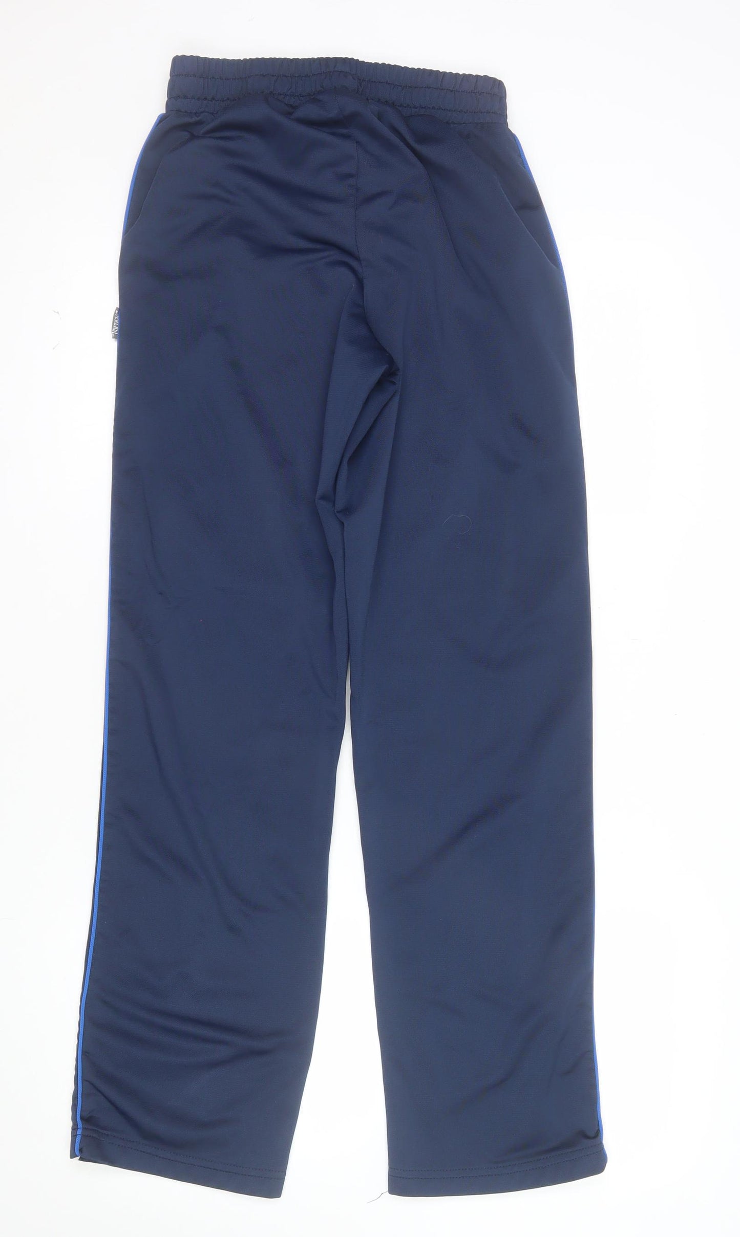 Everlast Men's Blue Track Pants S Regular Fit Quick Dry Polyester
