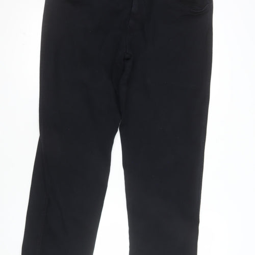 Pegasus Men’s Black Chino Trousers 34W 29L Cotton Stretch