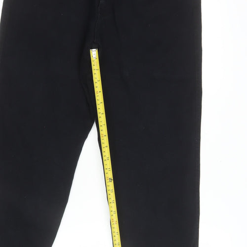 Pegasus Men’s Black Chino Trousers 34W 29L Cotton Stretch