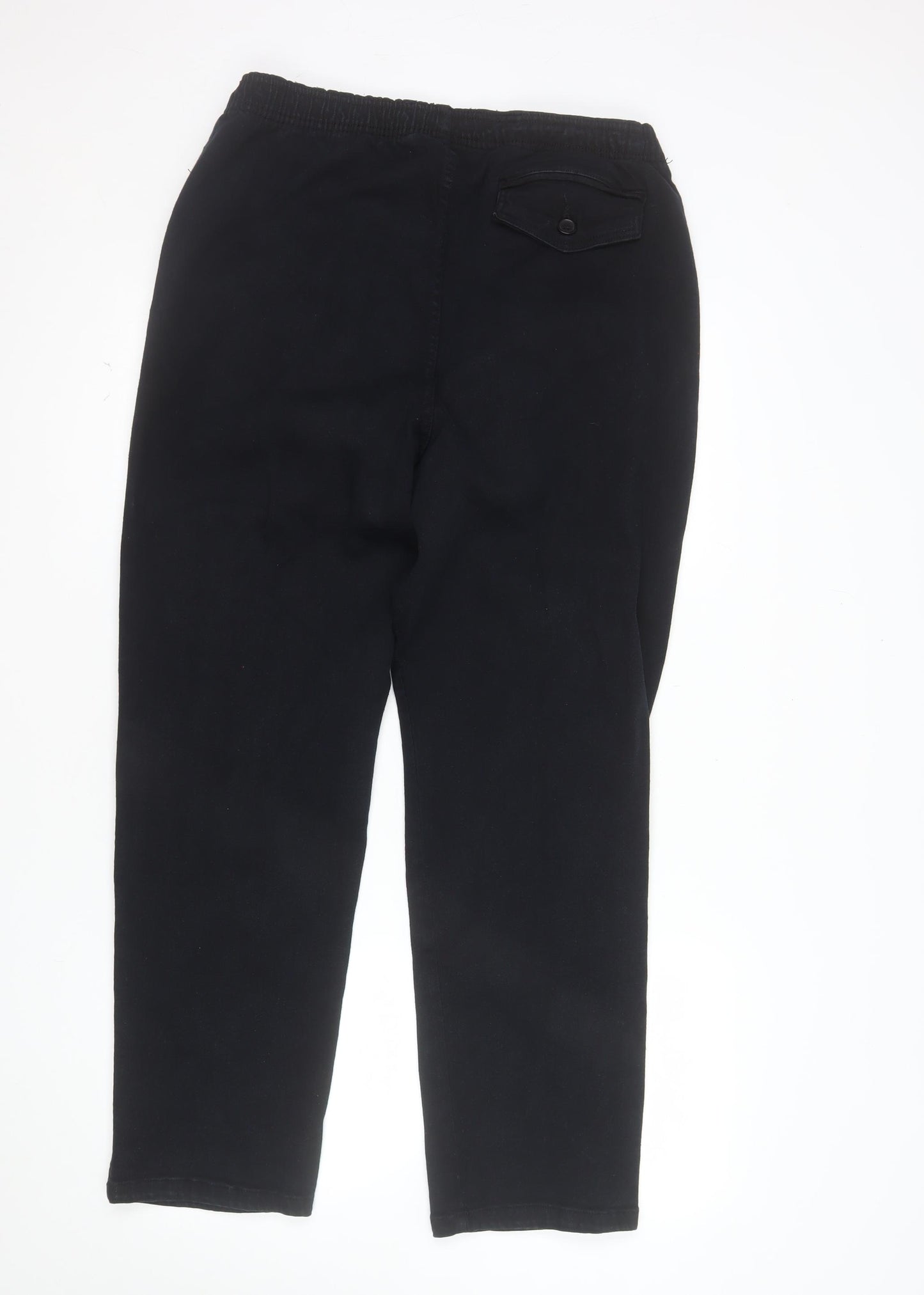 Pegasus Men’s Black Chino Trousers 34W 29L Cotton Stretch