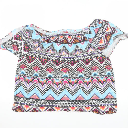 s.Oliver Women's Multicoloured Aztec Tunic Blouse Size 14