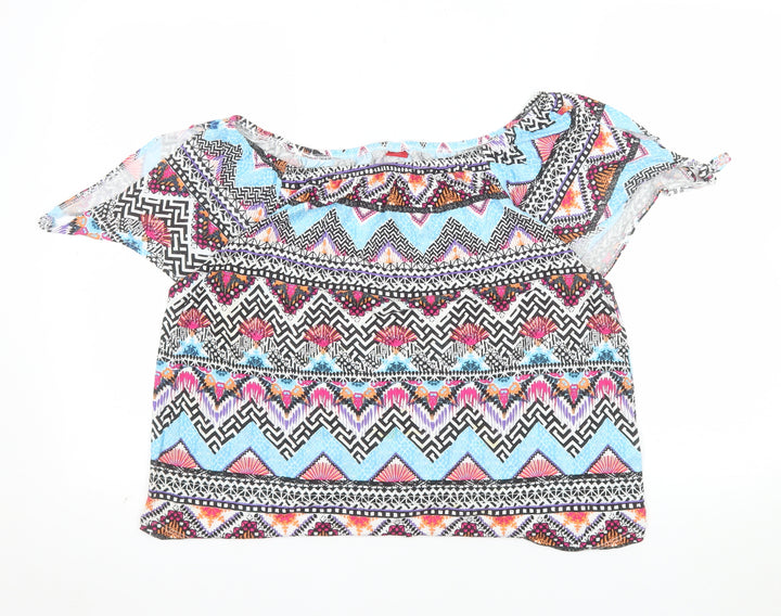 s.Oliver Women's Multicoloured Aztec Tunic Blouse Size 14