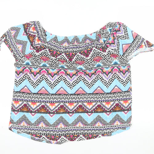s.Oliver Women's Multicoloured Aztec Tunic Blouse Size 14