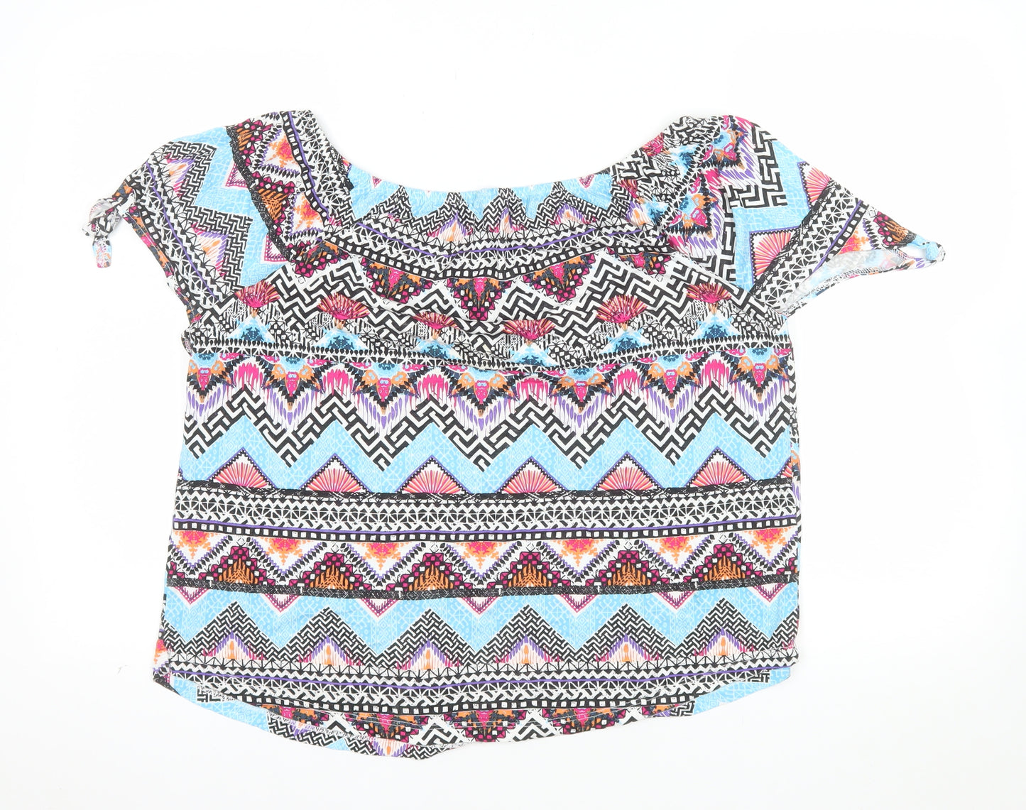s.Oliver Women's Multicoloured Aztec Tunic Blouse Size 14