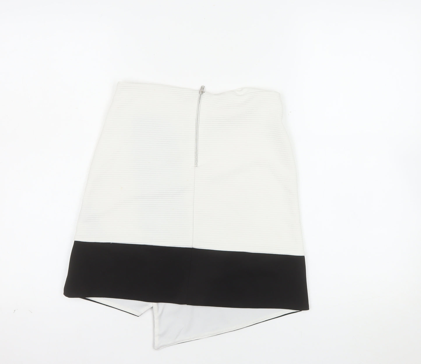Miss Selfridge Women’s Black White Pencil Mini Skirt Size 8