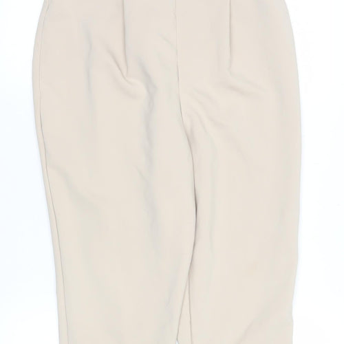 Miss Selfridge Women’s Beige Off Shoulder Slim Fit Jumpsuit Size 12
