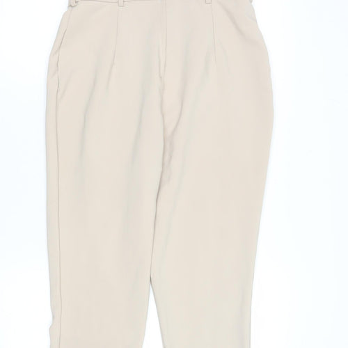 Miss Selfridge Women’s Beige Off Shoulder Slim Fit Jumpsuit Size 12