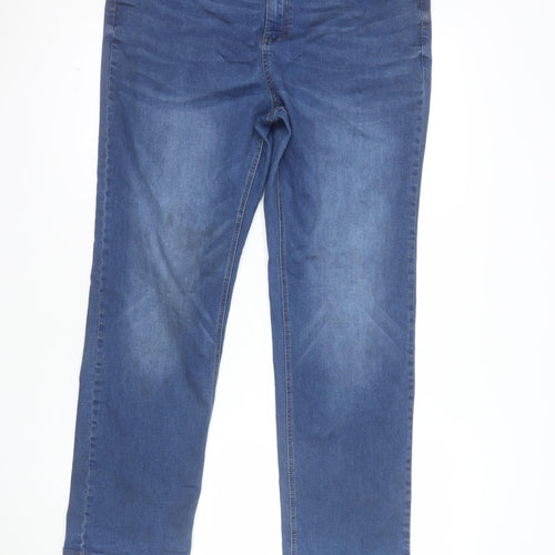 George Women’s Blue Straight Leg Jeans Size 18 Long Length