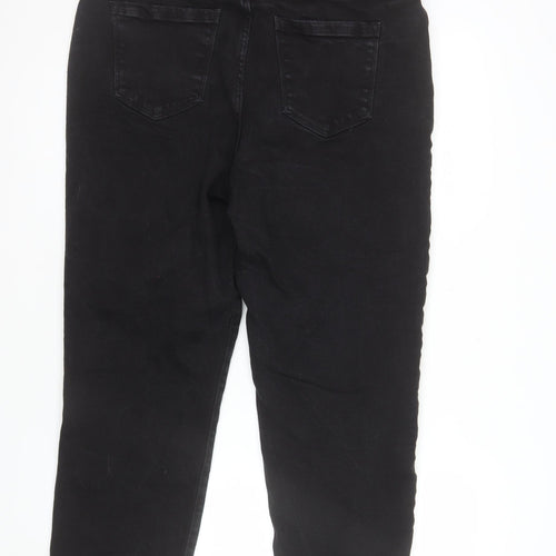 George Womens Black Skinny Jeans Size 18 Stretch Denim