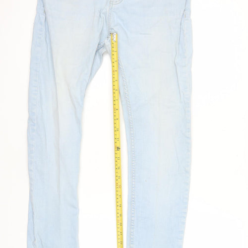Topman Men’s Light Blue Slim Fit Denim Jeans Size 34L