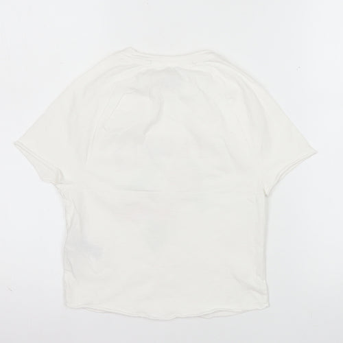 Primark Women’s White XS Graphic Peaches Cotton T-Shirt