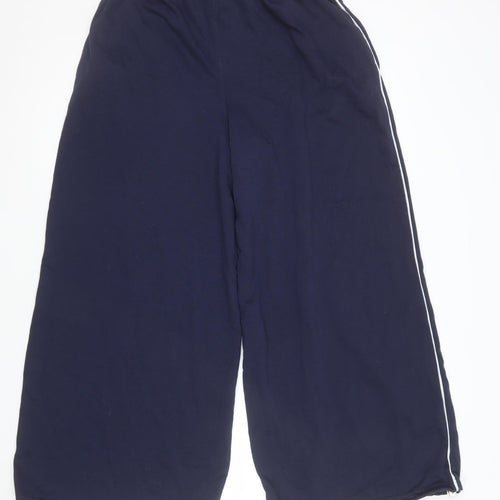 DSGN Studio Women's Blue L Cotton Blend Sweatpants with Elastic Waist