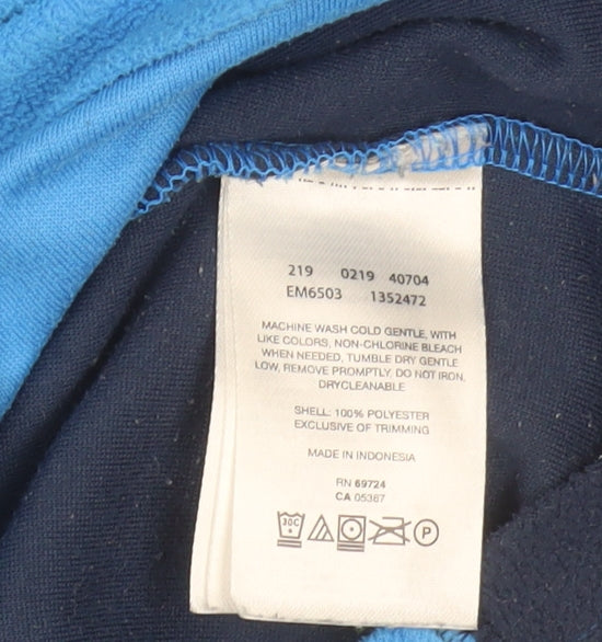 Columbia Men Blue Fleece 1/4 Zip Pullover Sweatshirt M