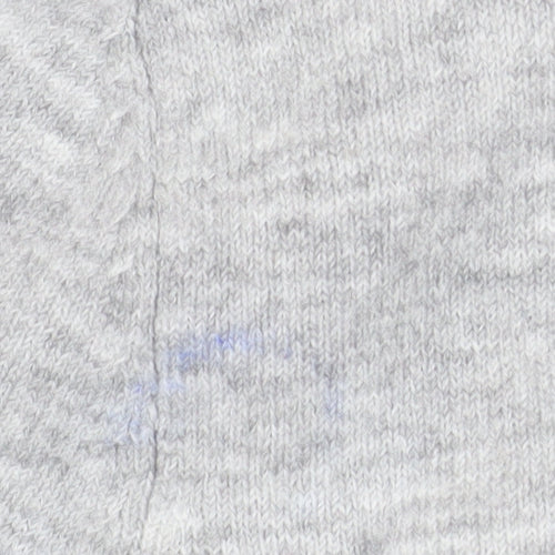 Bonmarché Women’s Grey Crew Neck Heart Star Jumper Size 16