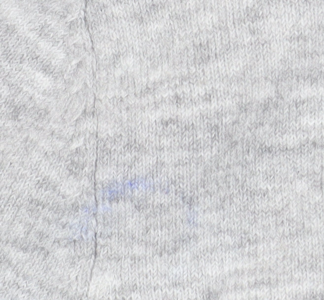 Bonmarché Women’s Grey Crew Neck Heart Star Jumper Size 16