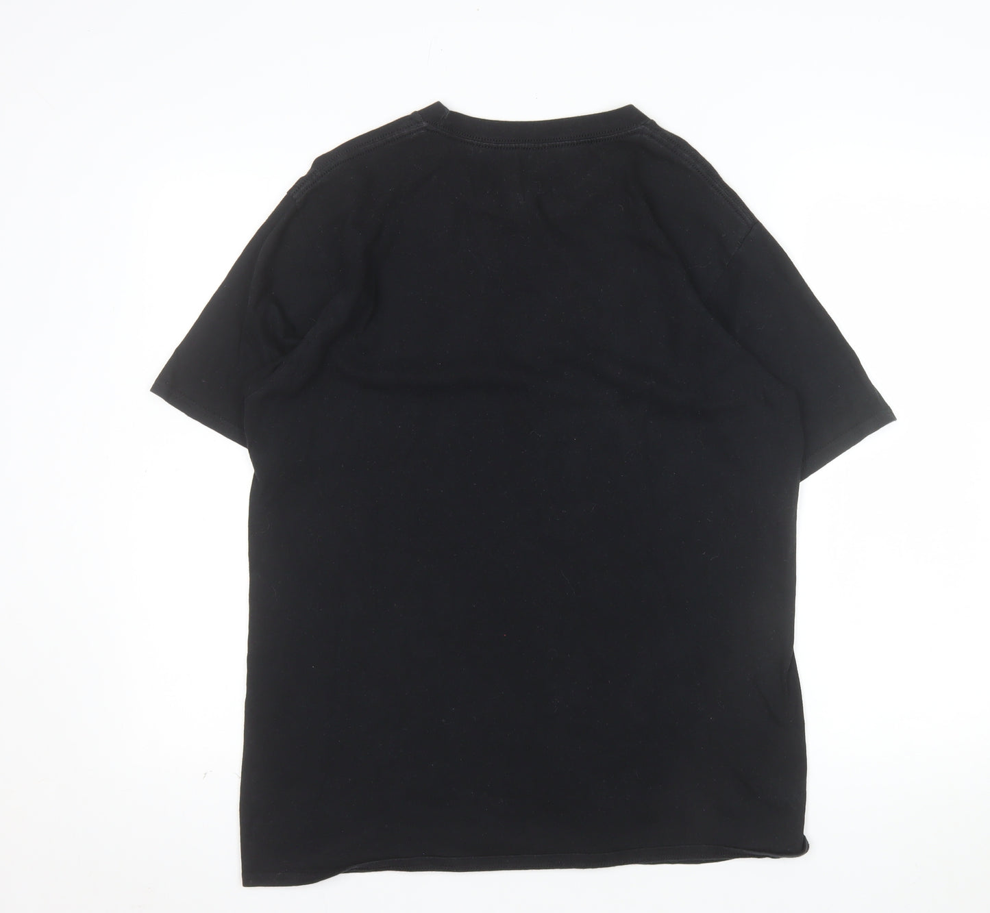 Hobo Jack Men's Black Graphic Tattoo Style T-Shirt Medium
