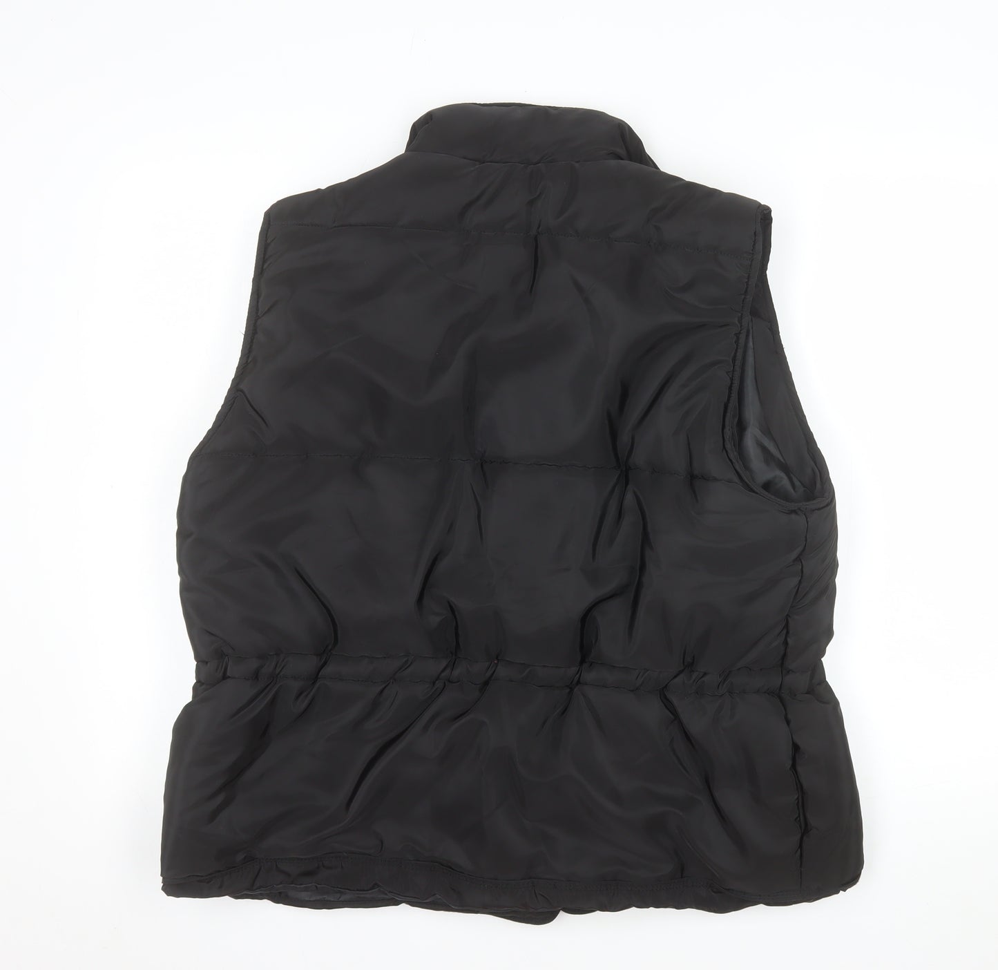 PrettyLittleThing Women's Black L Puffer Waistcoat Gilet