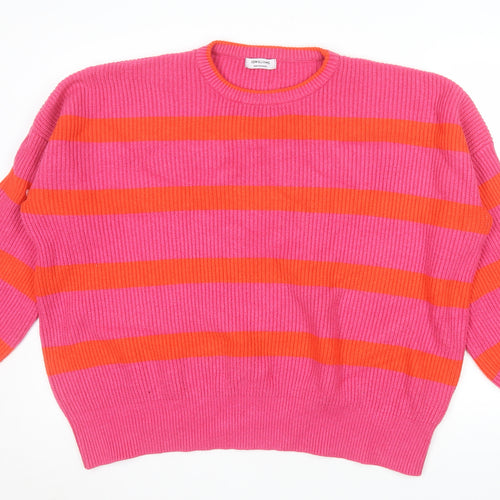 JD Williams Women’s Multicoloured Striped Crew Neck Knit Jumper Size 24/26