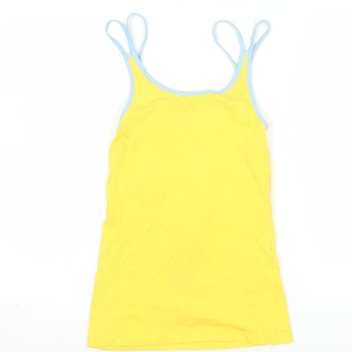 Disney Women’s Yellow Mickey Mouse Camisole Tank Top 2XS