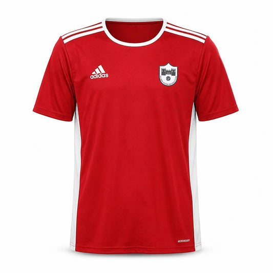 Adidas Men's Red Football Jersey AEROREADY T-Shirt Size M