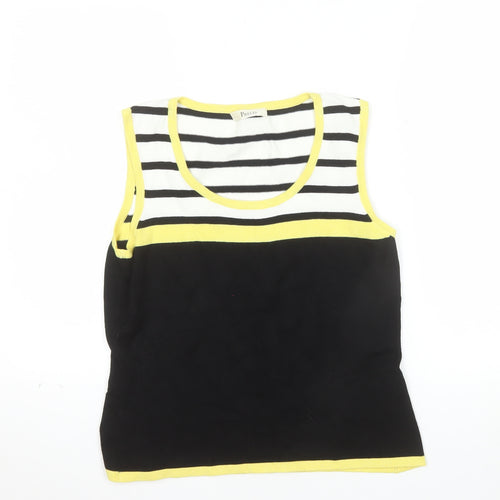 Precis Women’s Multicoloured Striped Sleeveless Knit Tank Top Size M