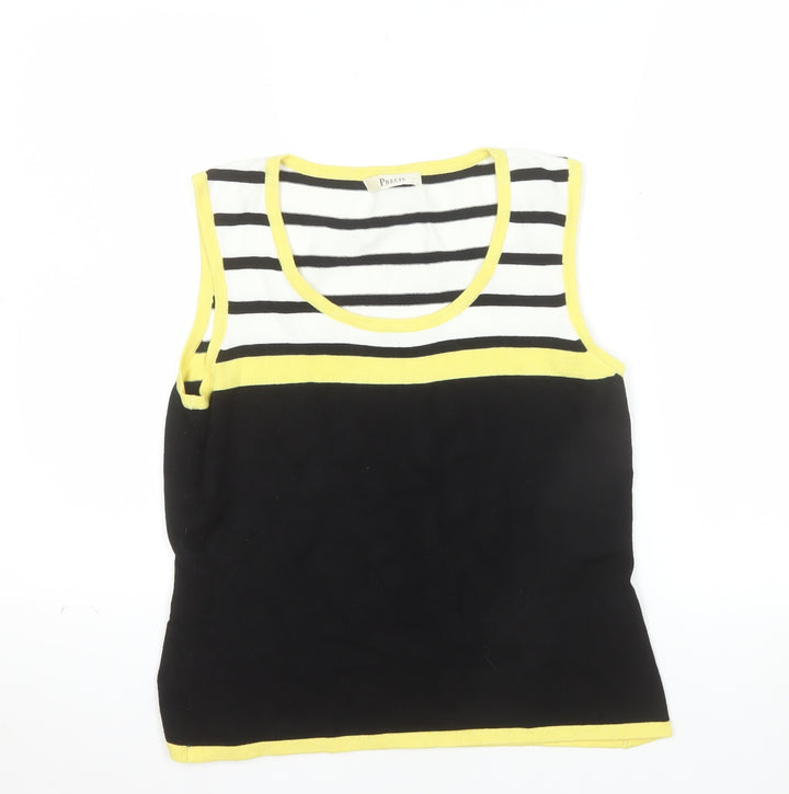 Precis Women’s Multicoloured Striped Sleeveless Knit Tank Top Size M