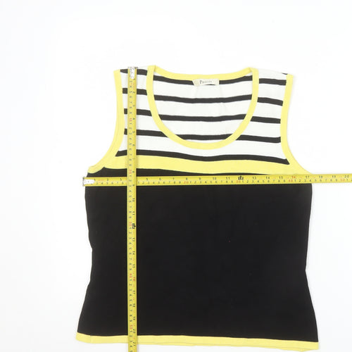 Precis Women’s Multicoloured Striped Sleeveless Knit Tank Top Size M