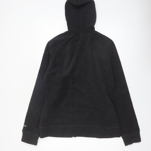 Trespass Womens Black Full Zip Hoodie UK 14 L Fleece Polyester