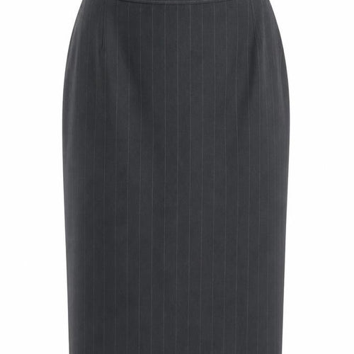 Marks and Spencer Women Grey Pinstripe Pencil Skirt Size 12