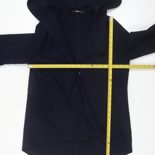 Addax Women’s Navy Blue Hooded Mid-Length Coat Size S