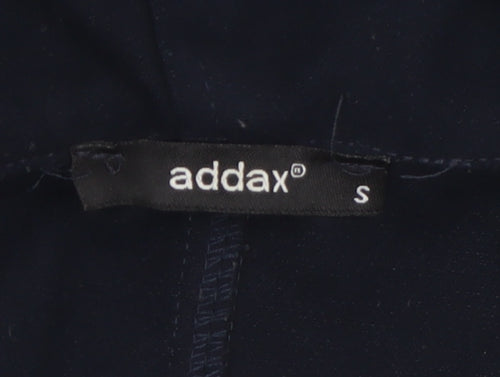 Addax Women’s Navy Blue Hooded Mid-Length Coat Size S