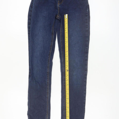 Denim Co Boys Blue Skinny Jeans 12-13 Years Adjustable Waist Cotton