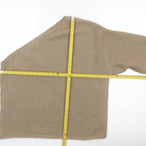 Marks and Spencer Women’s Beige Asymmetrical Knit Pullover Jumper XL