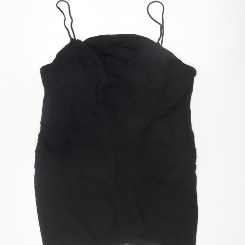 ASOS Women’s Black Camisole Top Size 18 Viscose Linen Blend