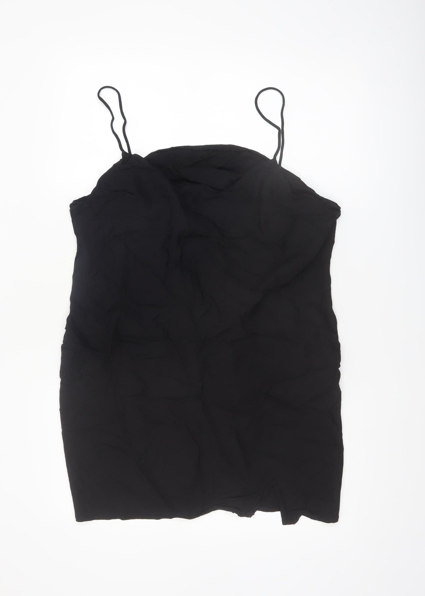 ASOS Women’s Black Camisole Top Size 18 Viscose Linen Blend