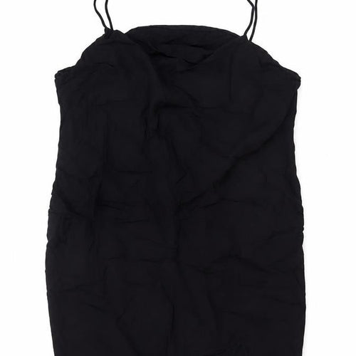 ASOS Women’s Black Camisole Top Size 18 Viscose Linen Blend